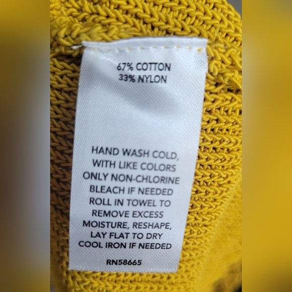 OPEN EDIT Fringe Sweater Bralette- Yellow Harvest. Sz L. NWOT - Picture 7 of 7